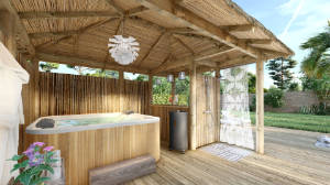 Poolhouse ambiance cocktail et détente