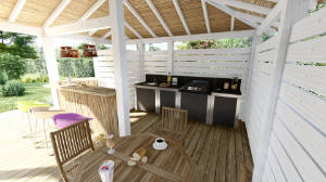 TEAHUPPO 4 Poolhouse ambiance cocktail et détente